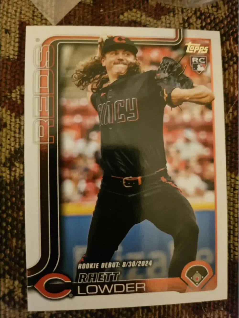 2025 Topps Update - Rhett Lowder - RC #US318 - Reds - RAW Mint - Rookie card
